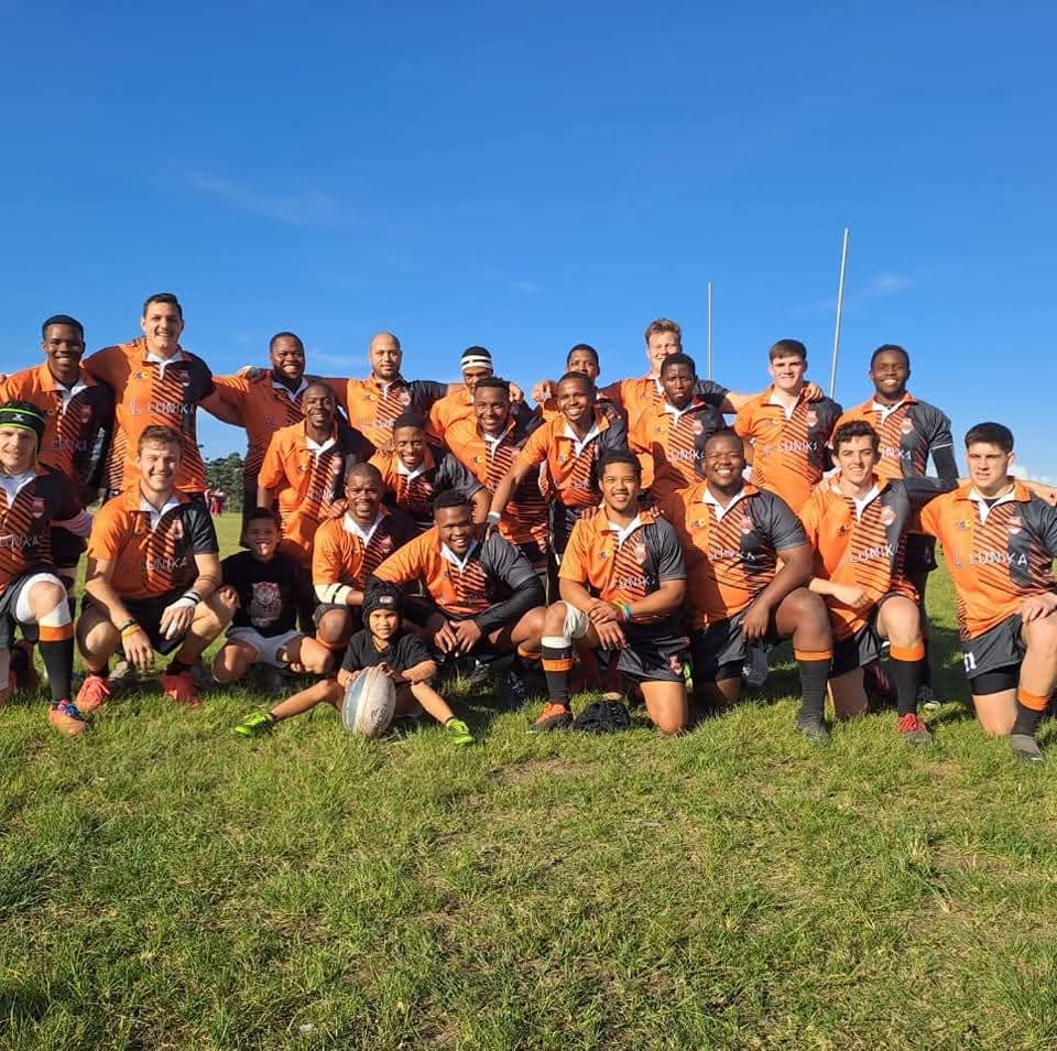 The 2024 Olutsha Wolves squad after a match